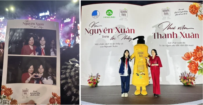 Ths Ds Lê Phương Dung và con gái tham dự đêm nhạc "Ven nguyên xuân trên tóc thầy"