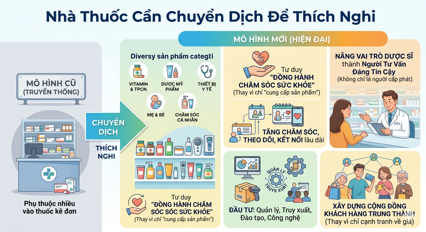 Nhà thuốc cần chuyển dịch để thích nghi với nghị định 90/2026 vừa ban hành